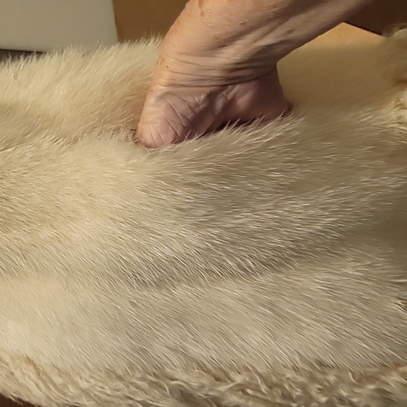 Alpaca fur vest leather lining size 10 - Picture 3 of 8